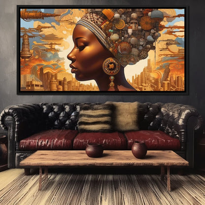 African Portrait Izula Canvas Wall Art