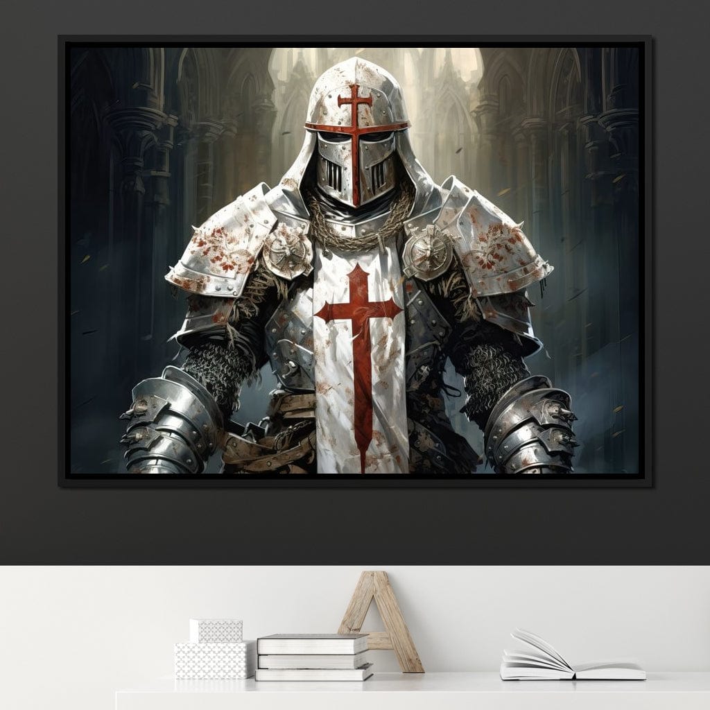 Knight of Sacred Hammer Canvas Wall Art