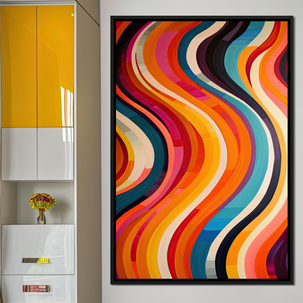 Vibrant Waves of Harmony Canvas Wall Art