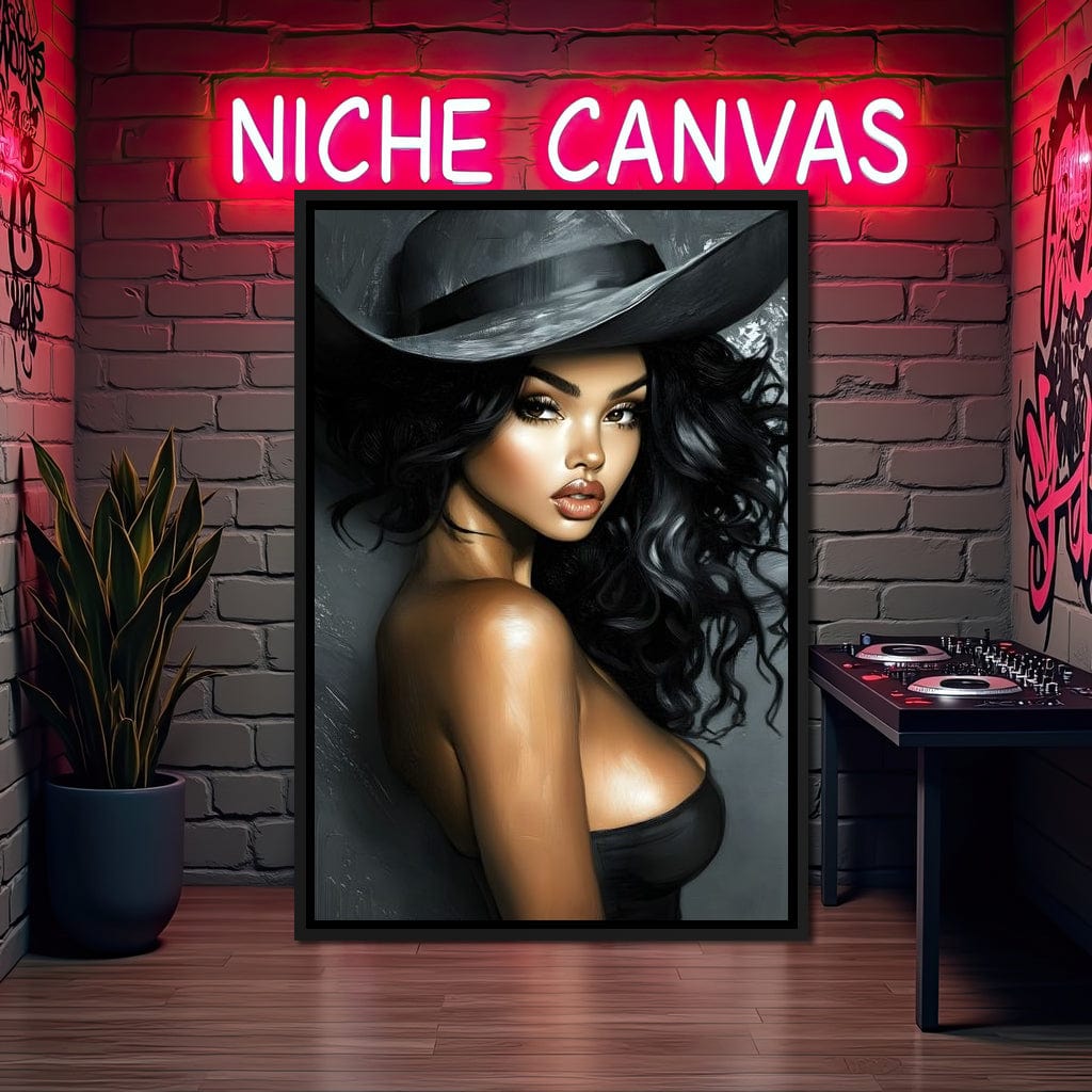 Enchanting Elegance Portrait Canvas Wall Art