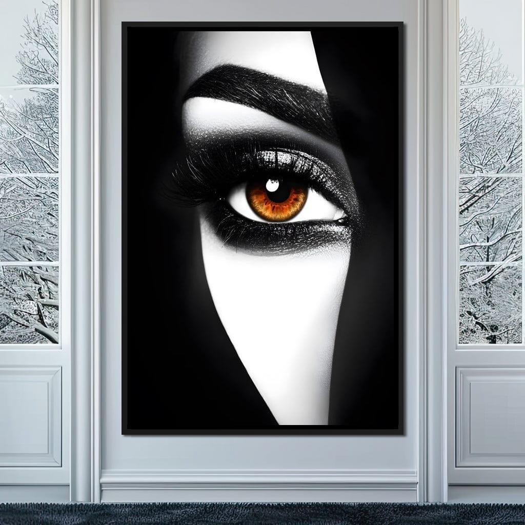 Eclipse of the Fiery Eye Canvas Wall Art