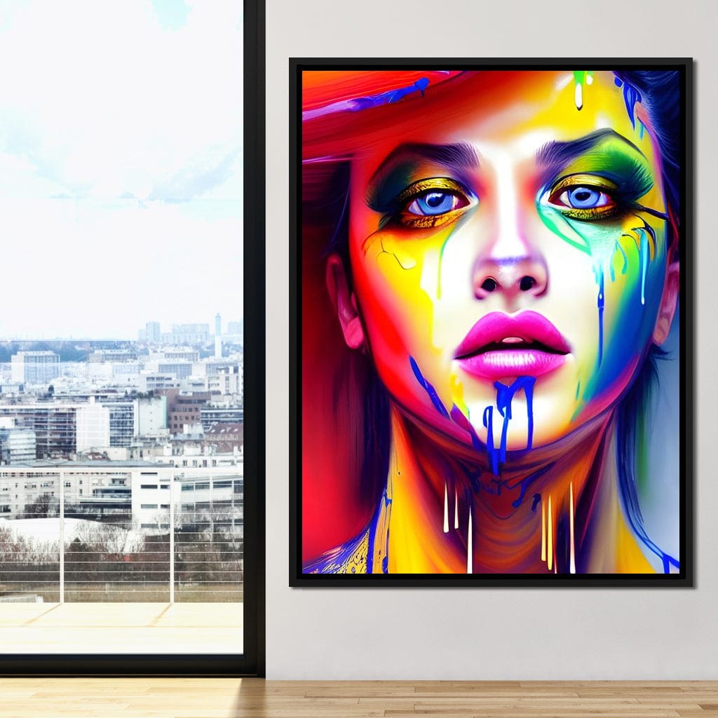 Messy Beauty 003 Canvas Wall Art