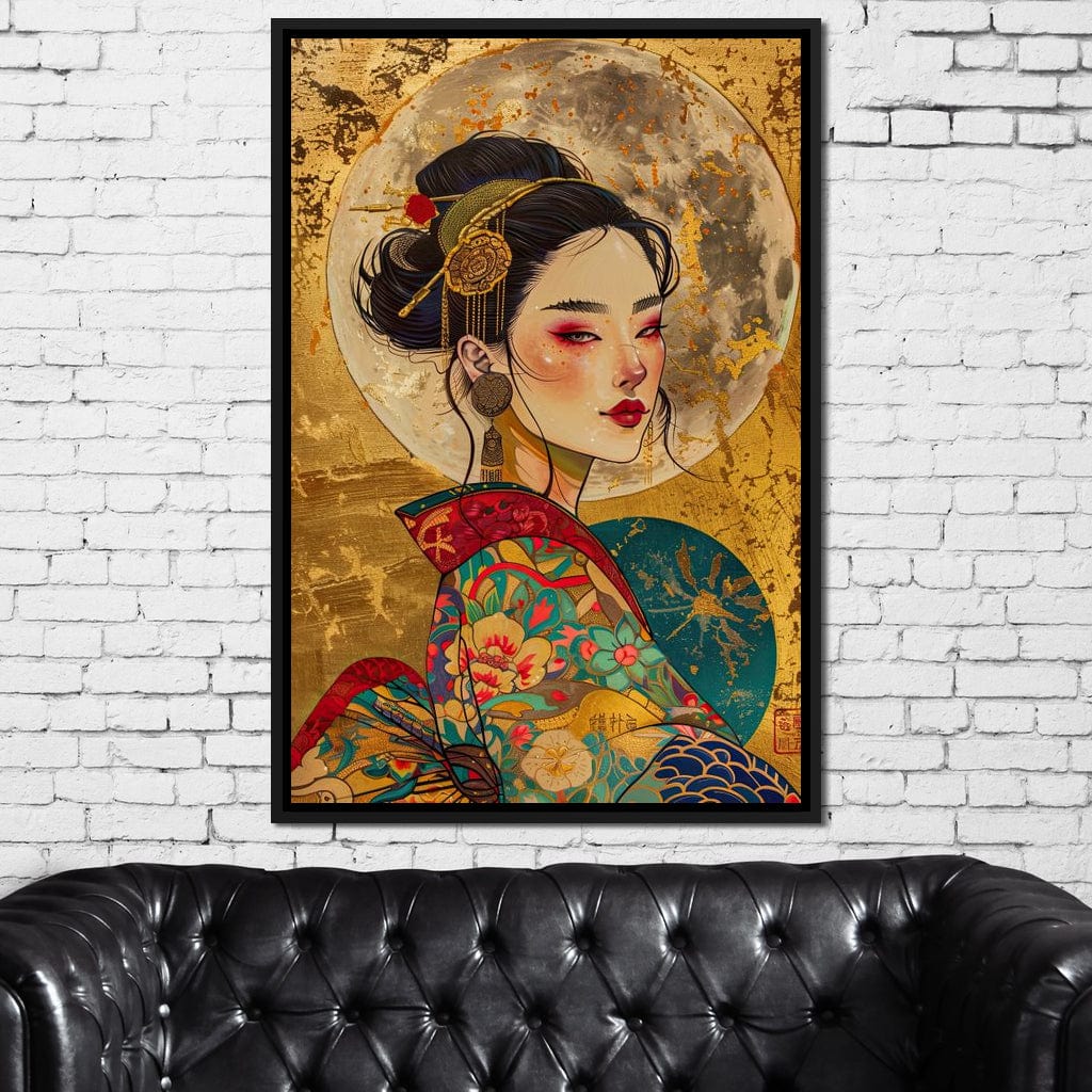 Celestial Empress Radiance Canvas Wall Art