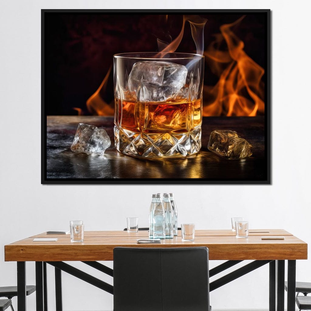 The Whiskey Enigma on Canvas Wall Art