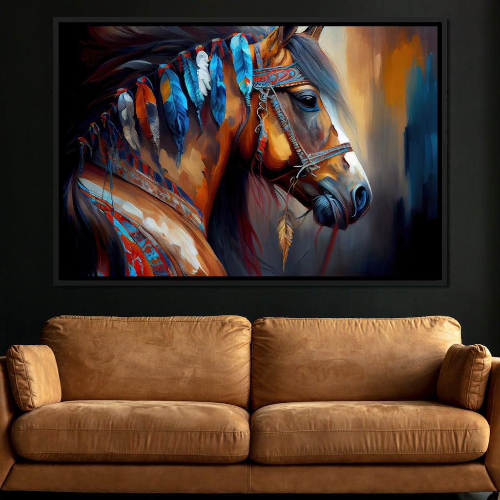 Cherokee Horse Canvas Wall Art