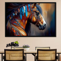 Cherokee Horse 5 Canvas Wall Art