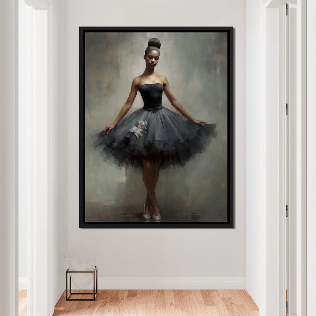 Lovely Ballerina Canvas Wall Art