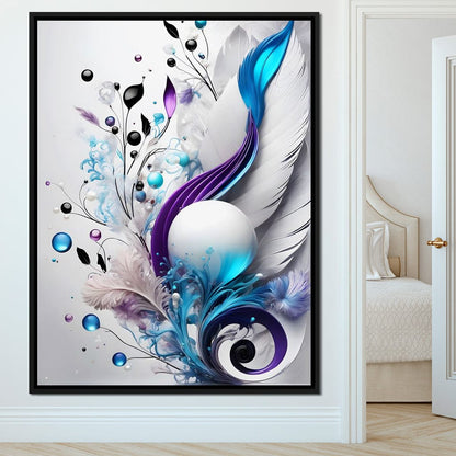 Purity and light Canvas Wall Art