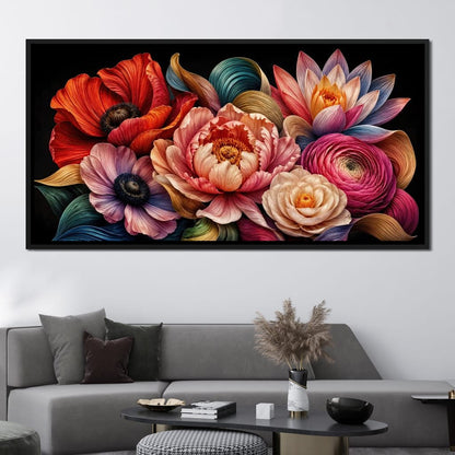 The Bouquet That Learned To Sing Canvas Wall Art