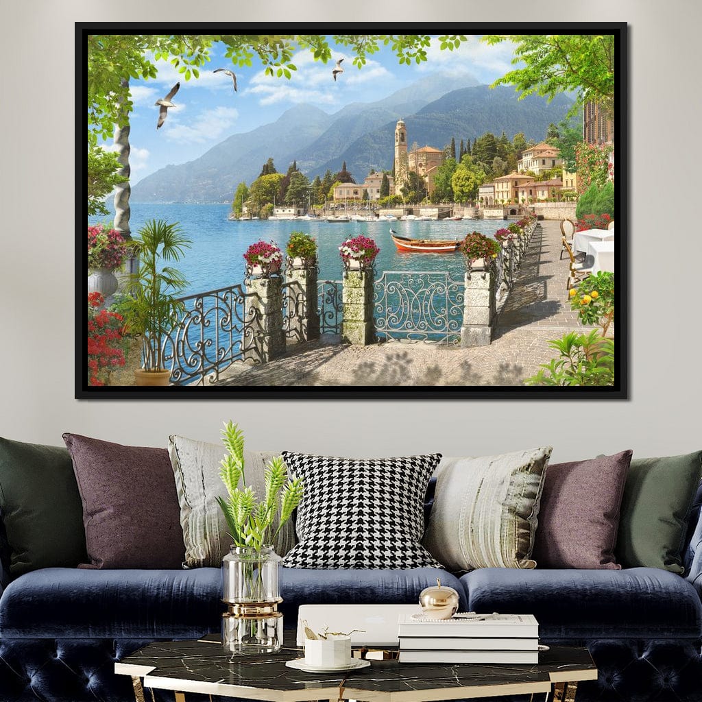 Italian Promenade Canvas Wall Art
