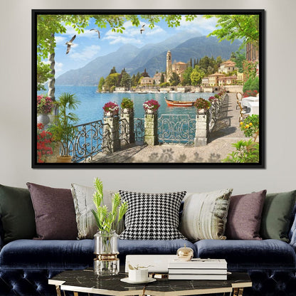 Italian Promenade Canvas Wall Art
