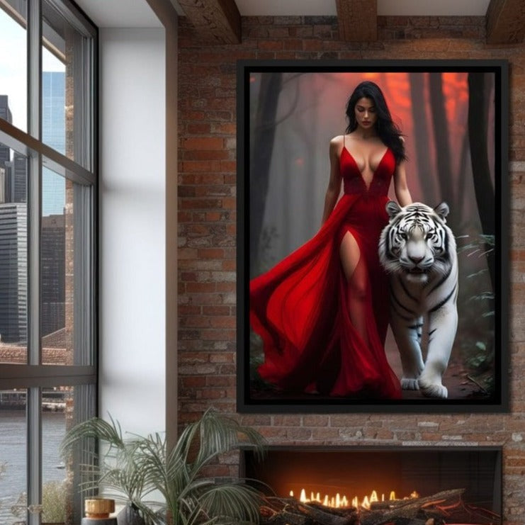 Female Portrait 198 Canvas Wall Art