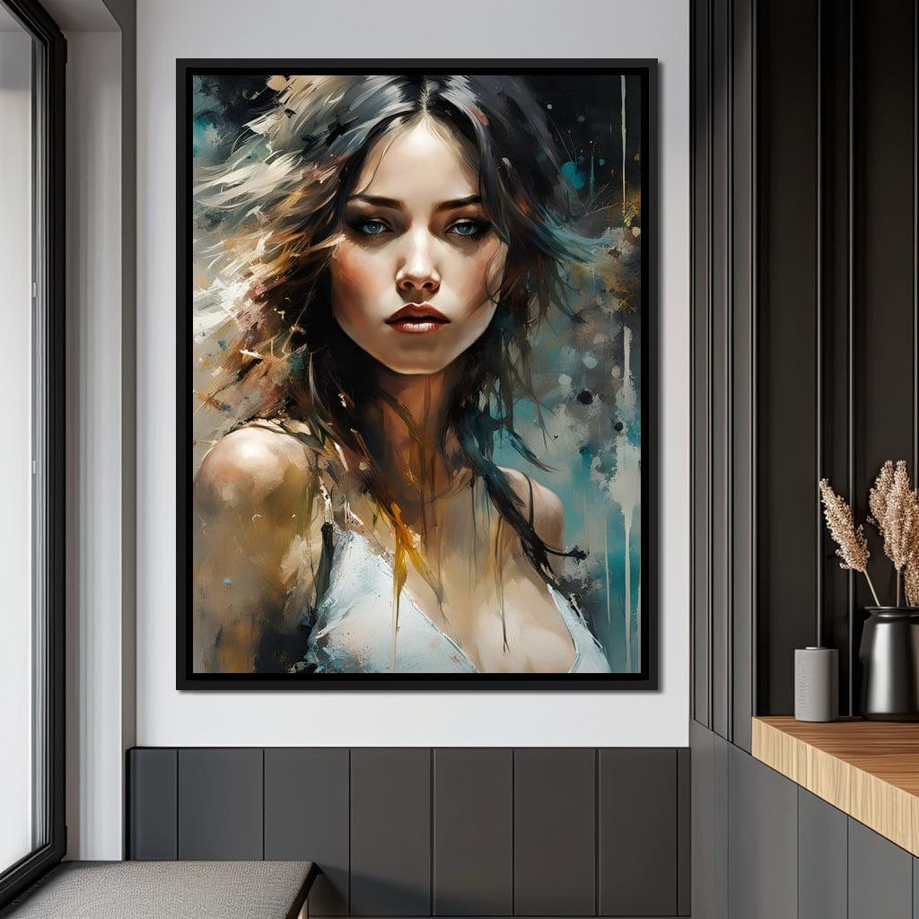 Female Portrait 0026 Canvas Wall Art