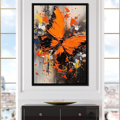 Radiant Lepidoptera Canvas Wall Art