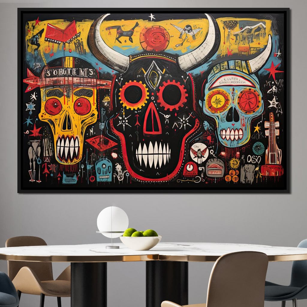 Mystic North American Totems Canvas Wall Art