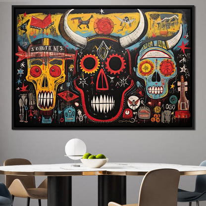 Mystic North American Totems Canvas Wall Art