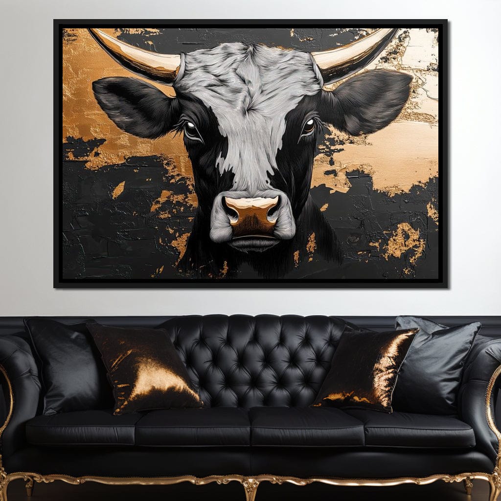 Golden Majesty of the Plains Canvas Wall Art