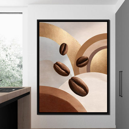 Java Coffee Beans Canvas Wall Art