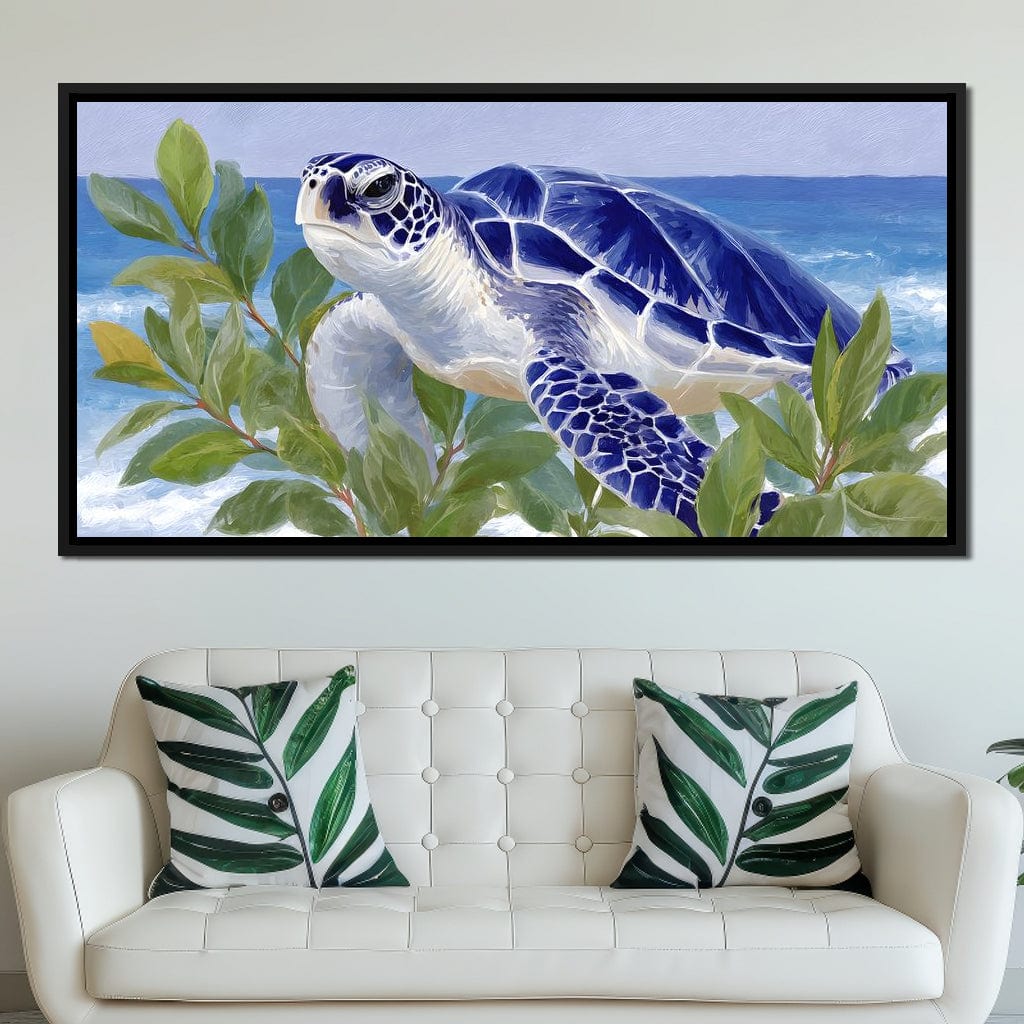 Ocean Voyager Sea Turtle Breeze Canvas Wall Art