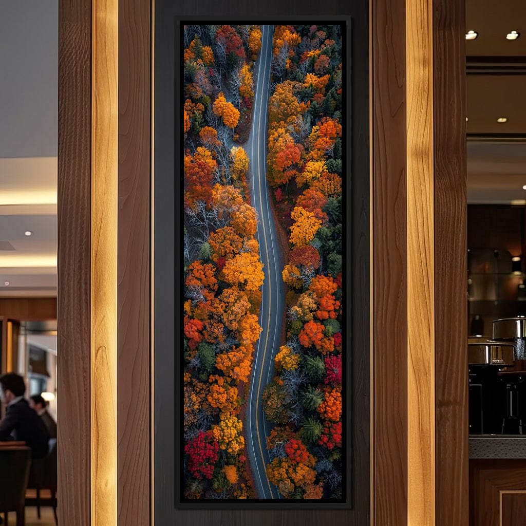 Autumn Road Trip Canvas Wall Art
