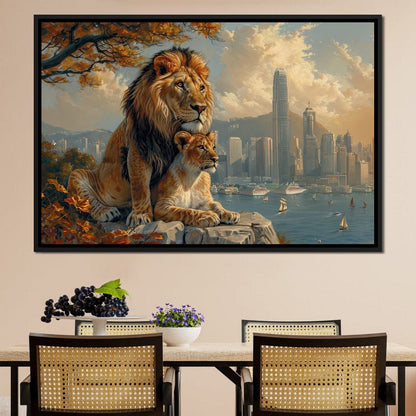 Urban Jungle Sovereigns Canvas Wall Art
