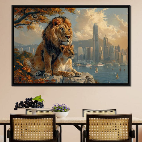 Urban Jungle Sovereigns Canvas Wall Art