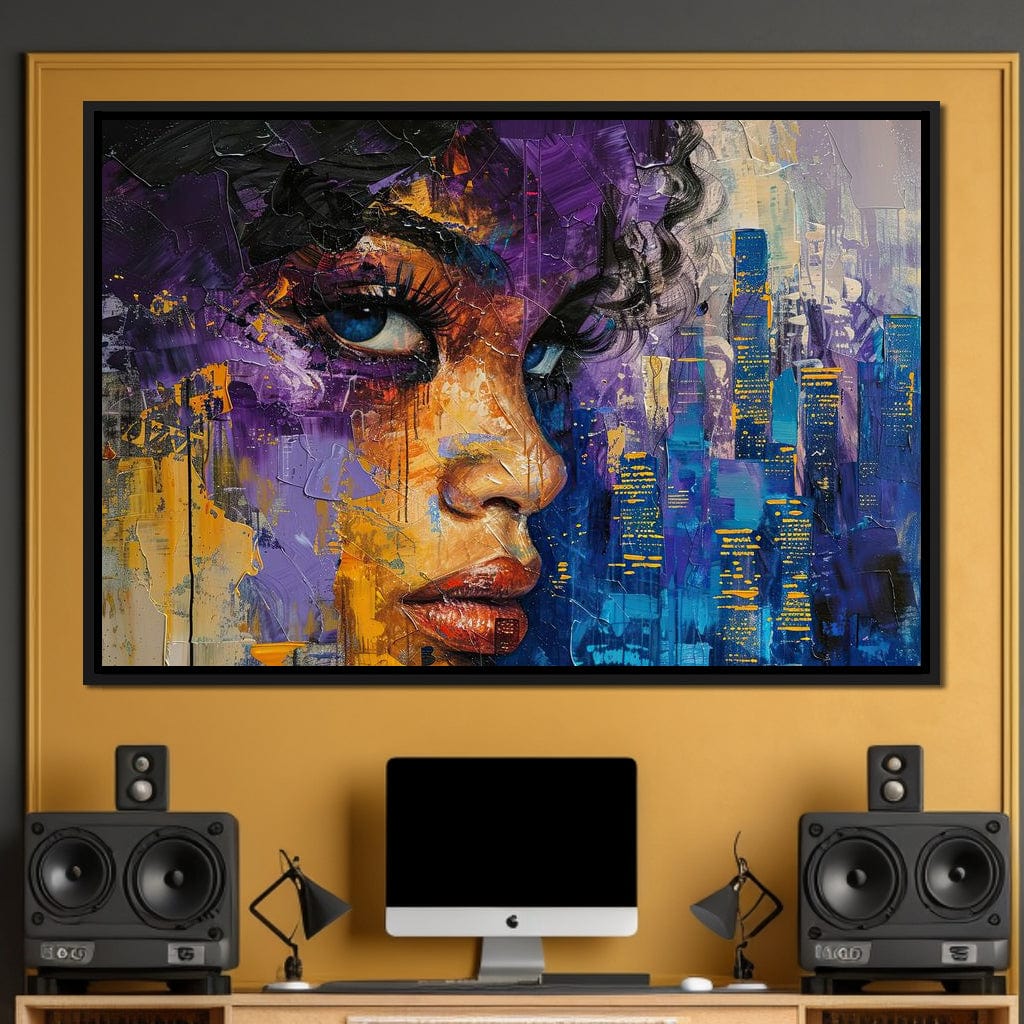 Urban Dreamscape Enchantment Canvas Wall Art