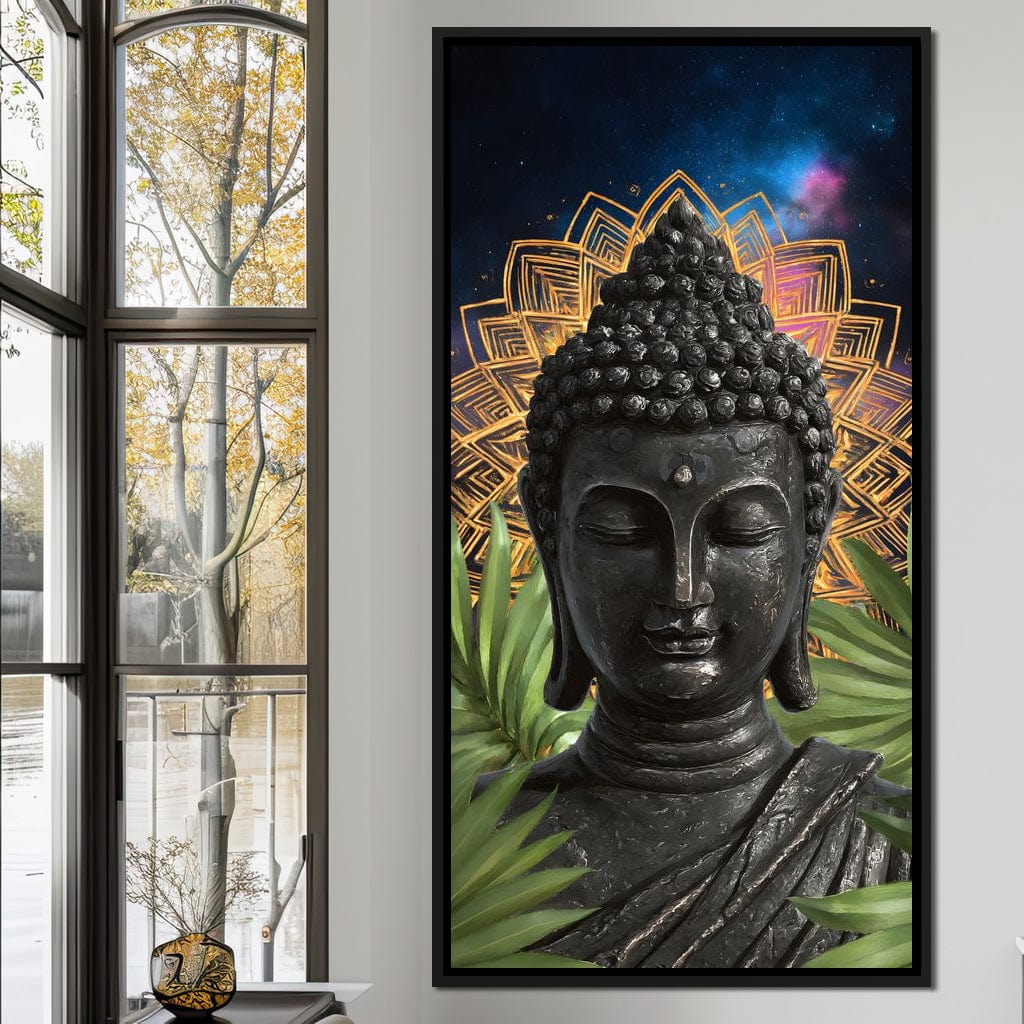 Tranquil Buddha Nightfall Canvas Wall Art
