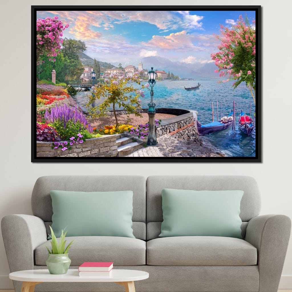 Garden Pier Canvas Wall Art