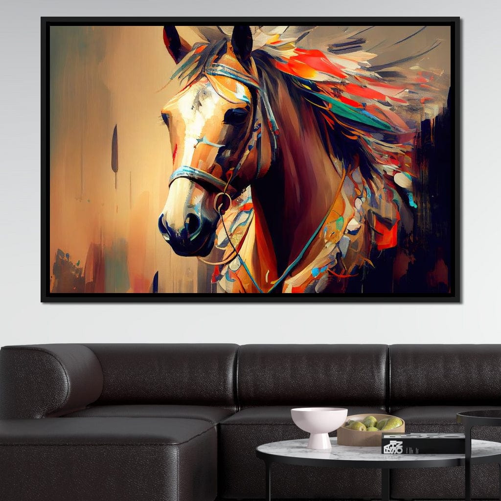Cherokee Horse 2 Canvas Wall Art