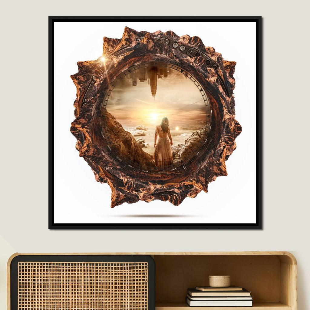 Surreal Time Canvas Wall Art