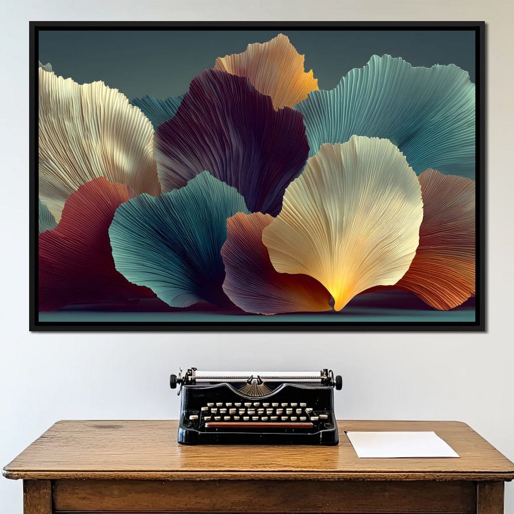 Flowing Petal Dreams Canvas Wall Art