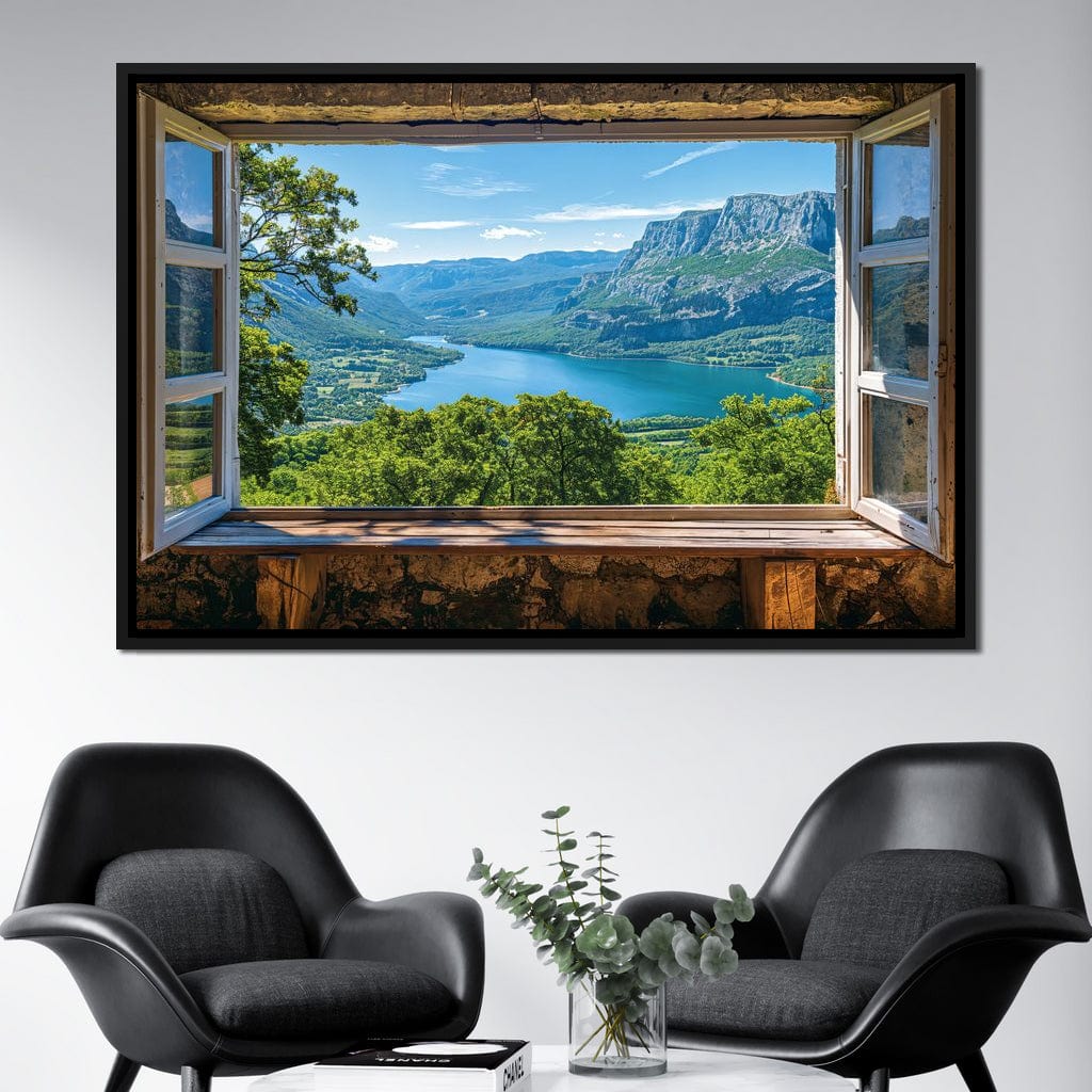 Serenity Vista Panorama Canvas Wall Art