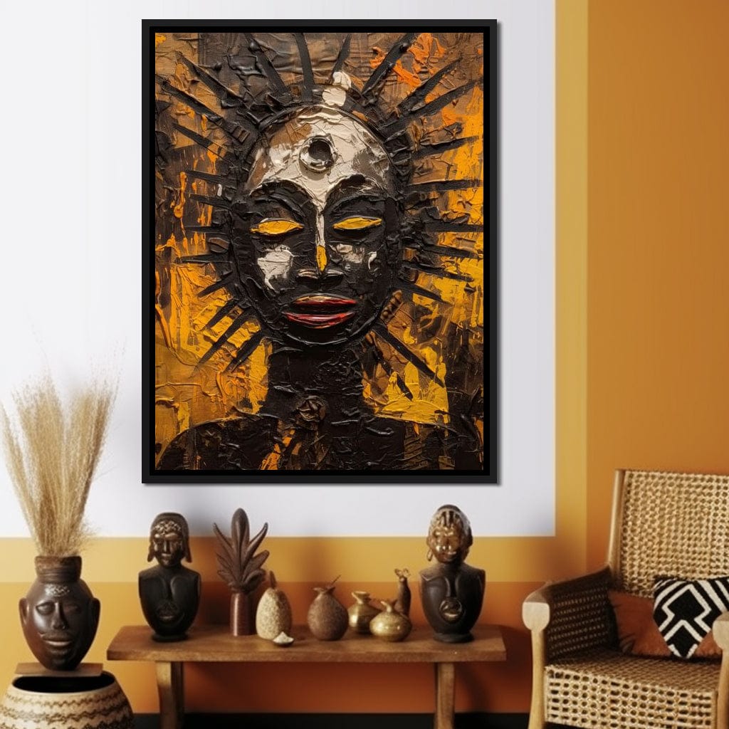 Tribal Mask 03 Canvas Wall Art