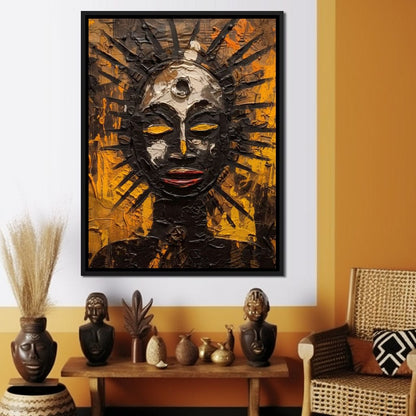 Tribal Mask 03 Canvas Wall Art