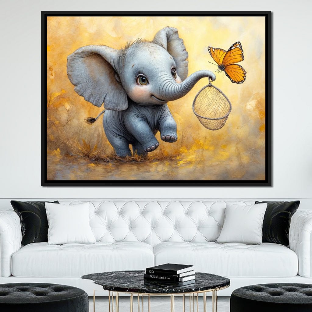 Innocence on a Golden Breeze Canvas Wall Art