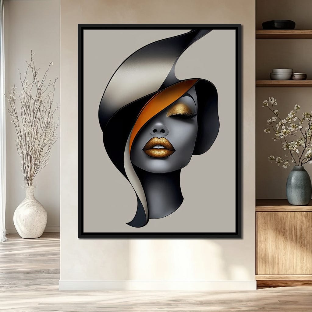 She Wears the Dusk Canvas Wall Art
