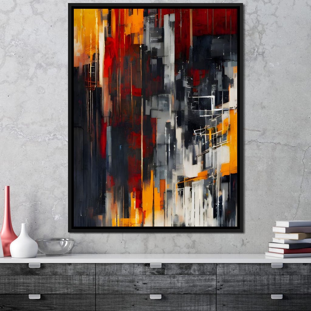 Urban Labyrinth Canvas Wall Art