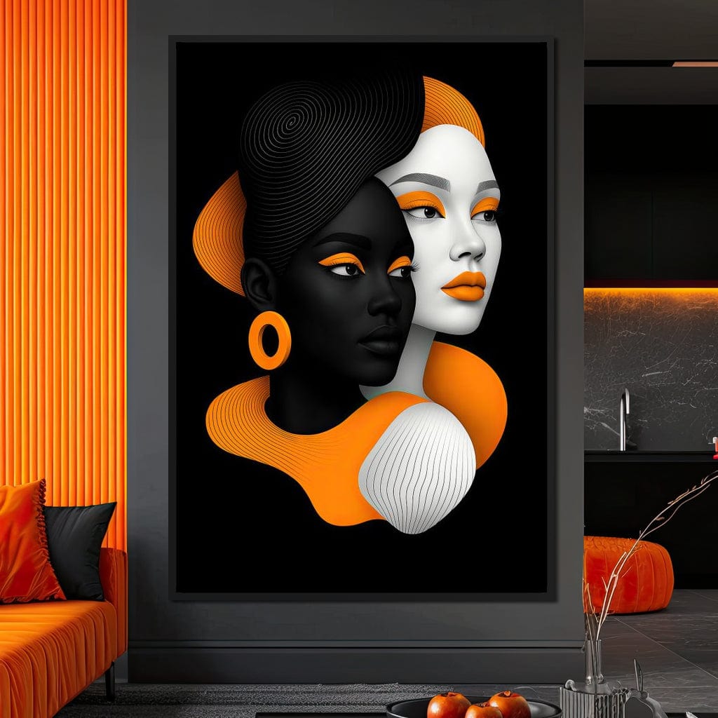 Faces of Balance Canvas Wall Art