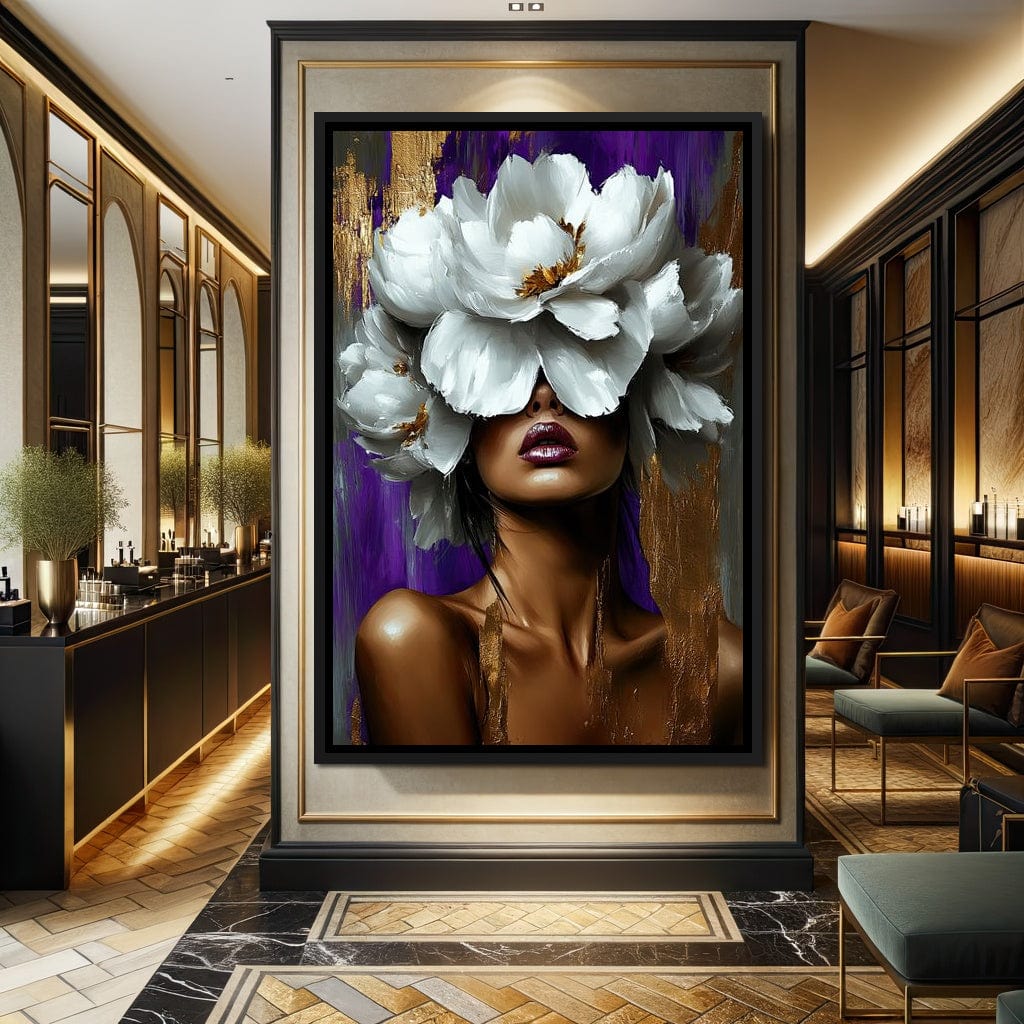 Radiant Blossom Essence Canvas Wall Art