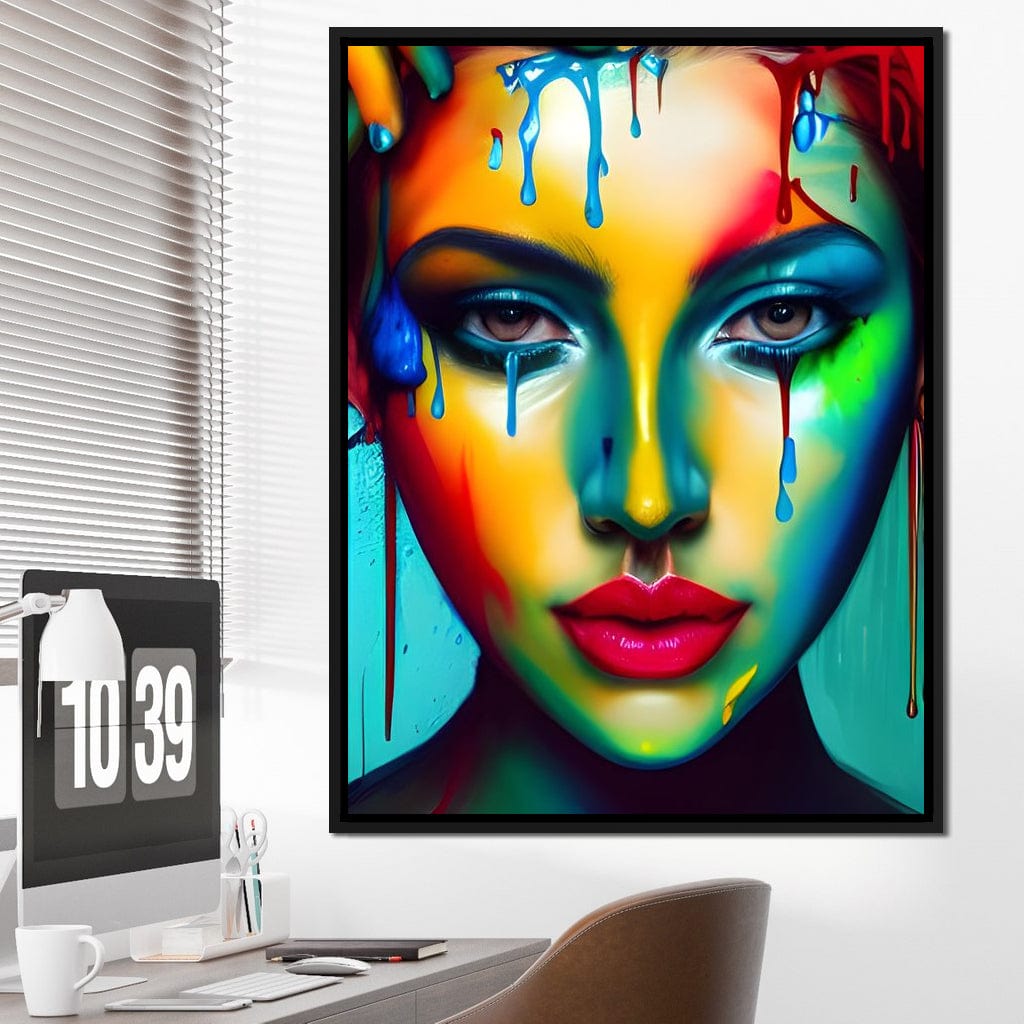 Messy Beauty 002 Canvas Wall Art