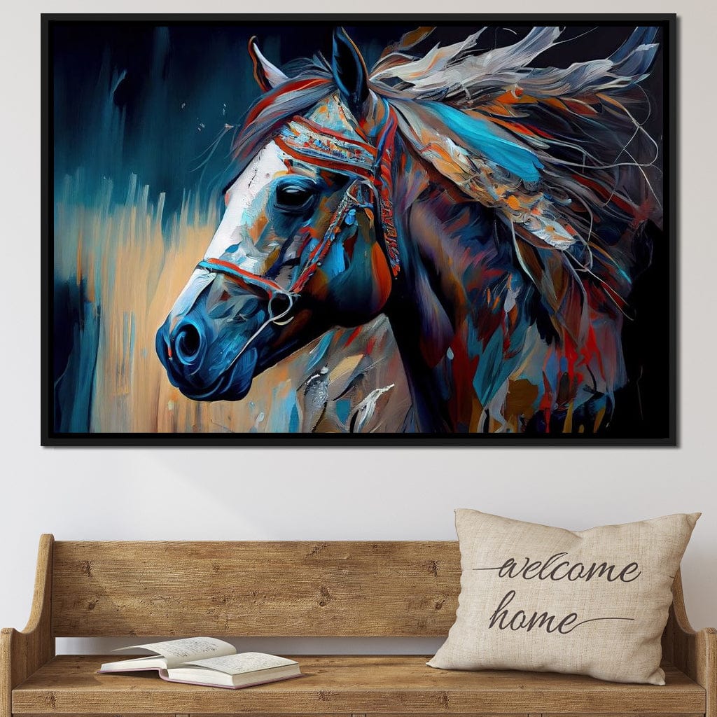 Cherokee Horse 4 Canvas Wall Art