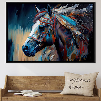 Cherokee Horse 4 Canvas Wall Art