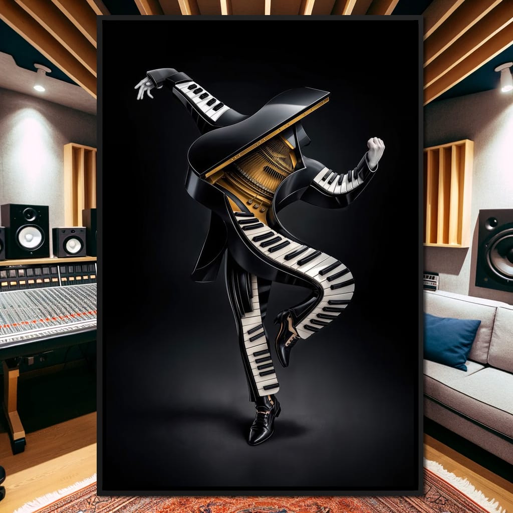 The Composer’s Dream Canvas Wall Art