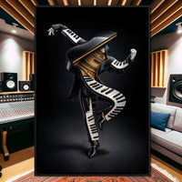 The Composer’s Dream Canvas Wall Art