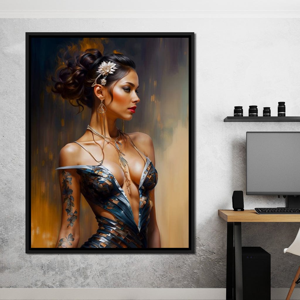 Female Portrait 071 Canvas Wall Art