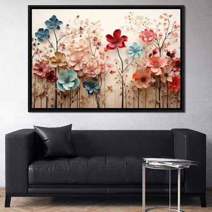 Spring Flowers Canvas Wall Art