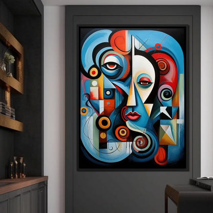 Carnival of Cubism Canvas Wall Art