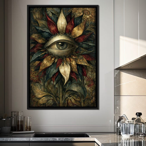 Watchful Petals Of Eternity Canvas Wall Art