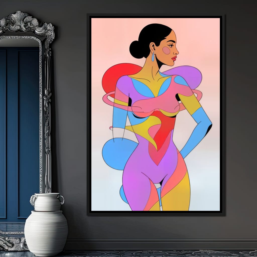 The Colorform Muse Canvas Wall Art